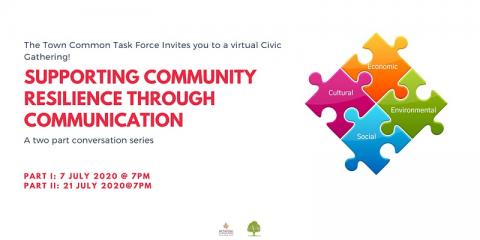 Civic Gathering: Supporting Community Resilience Through Communication