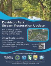 Davidson Park update meeting flier