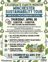 Flier for Winchester Sustainability Tour