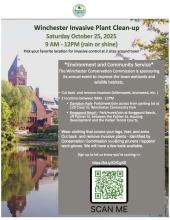 Invasives cleanup flier