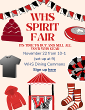 Publicity image for WHS Spirit Fair