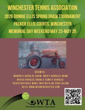 Publicity image for 2026 Donnie Ellis Spring Draw Tennis Tournament