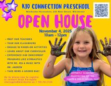 Publicity image for Kid Connection Preschool Open House-Winchester Recreation Dept.