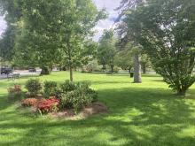Elliott Park looking south along Main Street