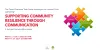 Civic Gathering: Supporting Community Resilience Through Communication