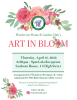 Flier for Art in Bloom - Winchester Home & Garden Club Gala